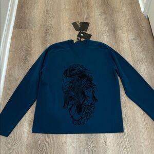 NWT!! Roberto Cavalli Ling Sleeve Sweater